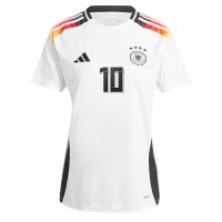 Camiseta Alemania Jamal Musiala #10 Primera Equipación para mujer Eurocopa 2024 manga corta